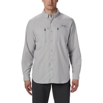 Columbia Overhemd Heren, PFG Terminal Tackle Long Sleeve Woven Grijs, 16PFCBDGQ